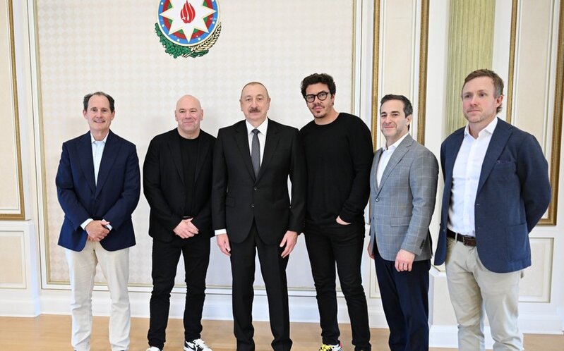 Prezident İlham Əliyev UFC-nin prezidentini qəbul etdi