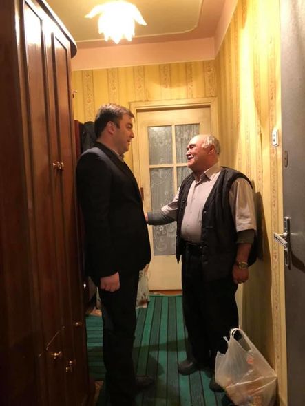 Emin Hacıyev Novruz bayramında seçiciləri ilə görüşdü - FOTO