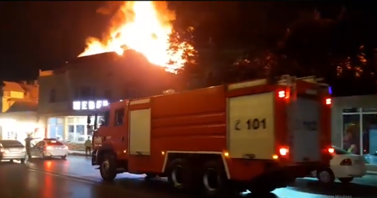 Bakıda restoranda yanğın oldu