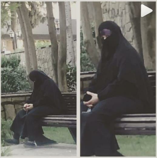 Bakı polisi qara niqabda "kişi" əli olan insanın kimliyini müəyyənləşdirdi - FOTO