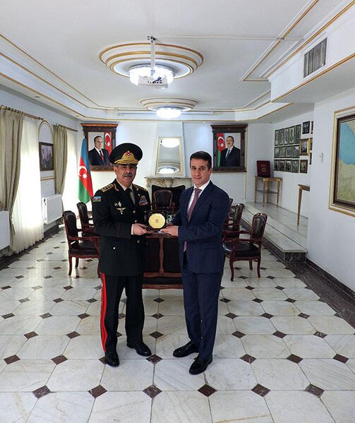 Zakir Həsənov Azərbaycanın İrandakı səfirliyində olub - FOTO