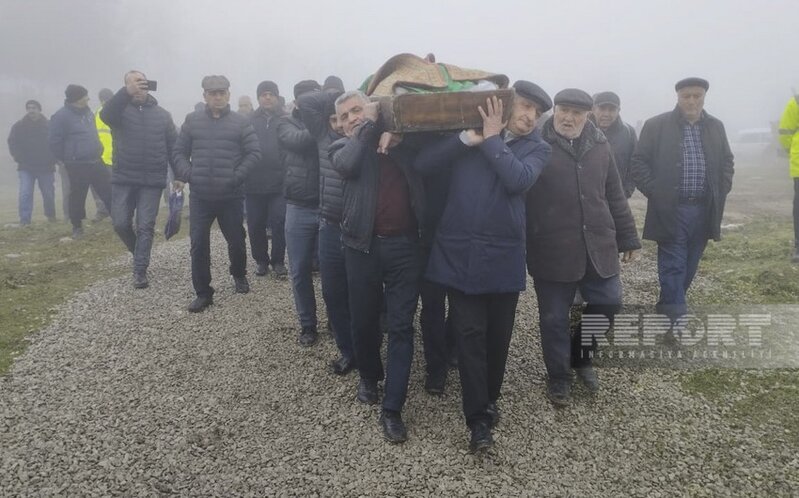 Mövlud Süleymanlı Şamaxıda dəfn olunub - FOTO