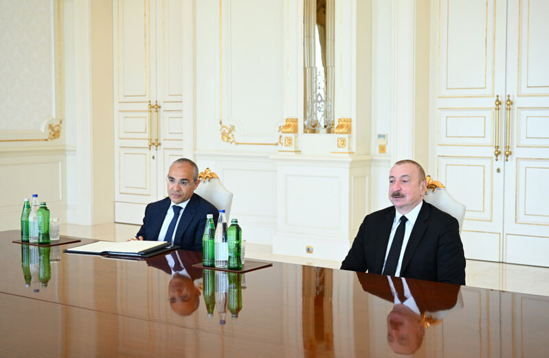 İlham Əliyev Alman İqtisadiyyatının Şərq Komitəsinin sədrini qəbul etdi