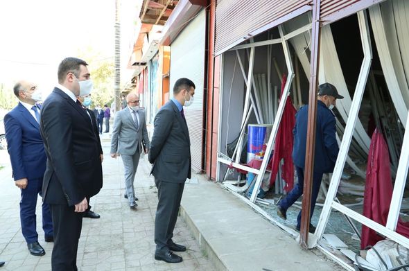 Füzuli, Beyləqan və Ağcabədidə sahibkarlara xeyli ziyan dəyib - FOTO