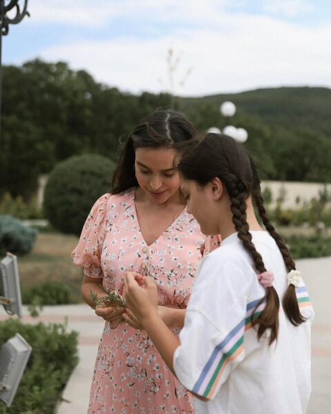 Leyla və Arzu Əliyevalar bu gənc ailənin qonağı oldular - FOTOLAR