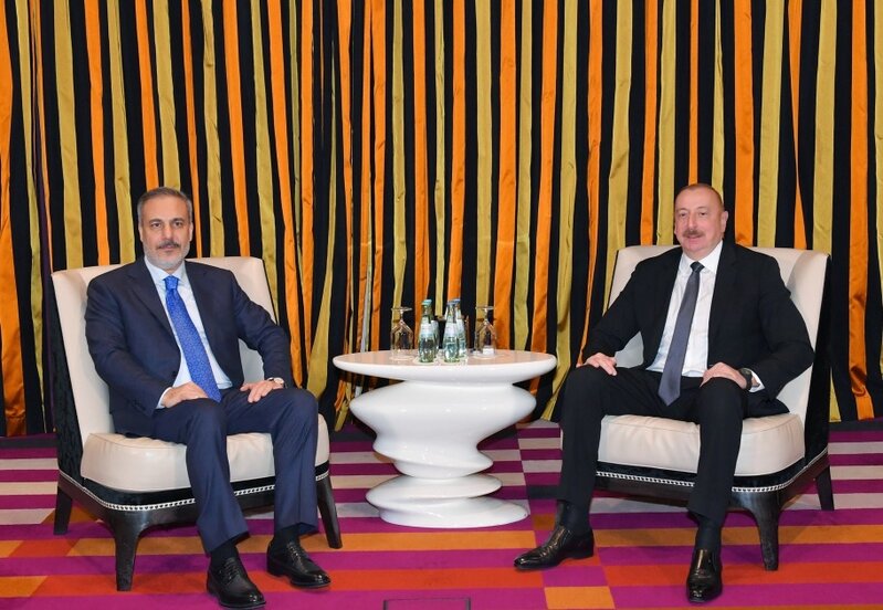 Prezident Hakan Fidanla görüşdü - FOTOLAR