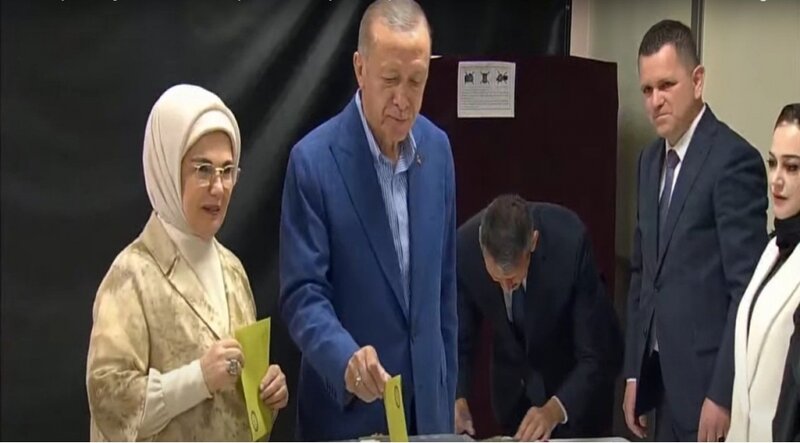Ərdoğan səs verdi