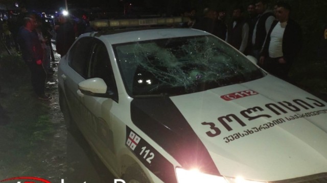 Gürcüstanda azərbaycanlılarla polis arasında qarşıdurma oldu