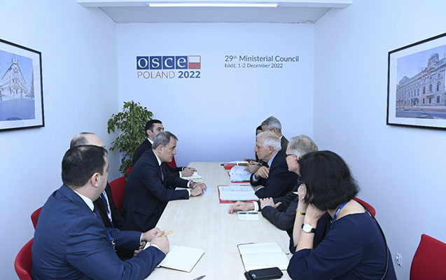 Ceyhun Bayramov Cozef Borellə görüşdü - FOTO