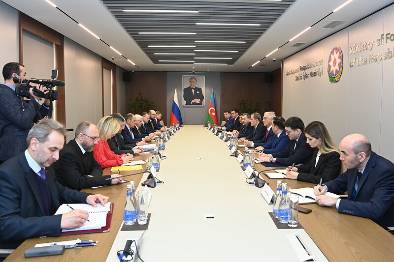 XİN Ceyhun Bayramov və Lavrovun görüşü haqda məlumat yaydı