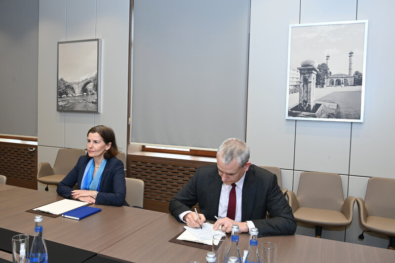 Ceyhun Bayramov Fransanın yeni səfiri ilə görüşdü