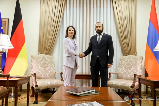 Ermənistan və Almaniya xarici işlər nazirlərinin görüşü başladı