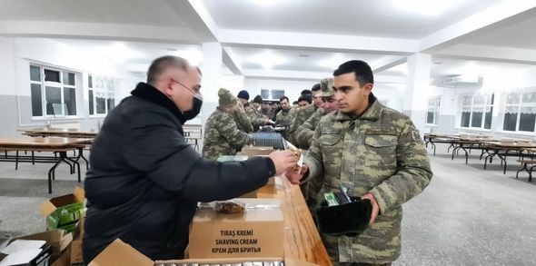 Mehriban Əliyevanın təşəbbüsü ilə hərbçilərimizə dəstək aksiyasına başlanılıb - FOTO/VİDEO