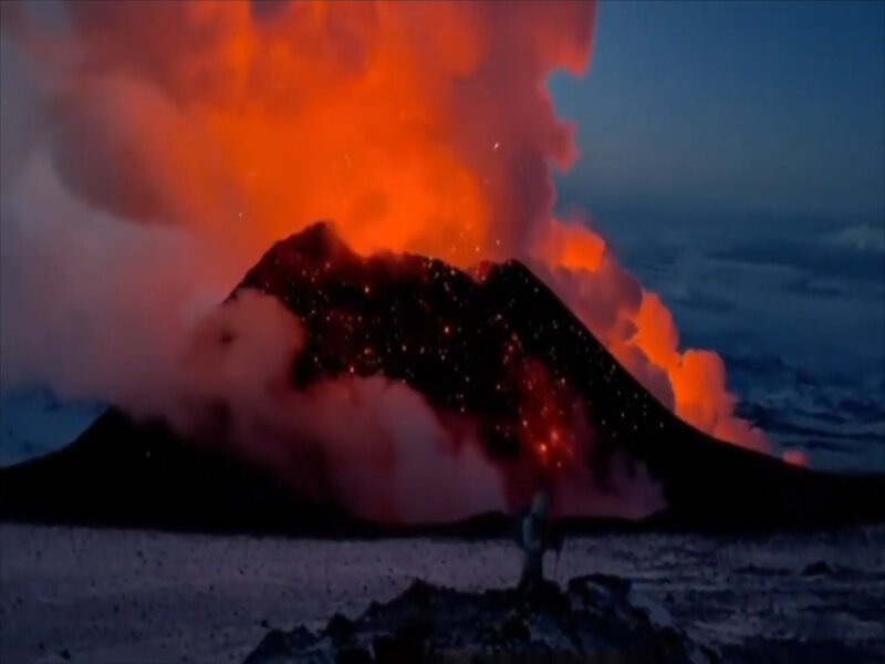Kamçatkada vulkan püskürməsinin görüntüləri yayılıb – VİDEO