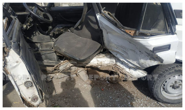 Şəkidə avtomobillər toqquşub, xəsarət alan var - FOTO 