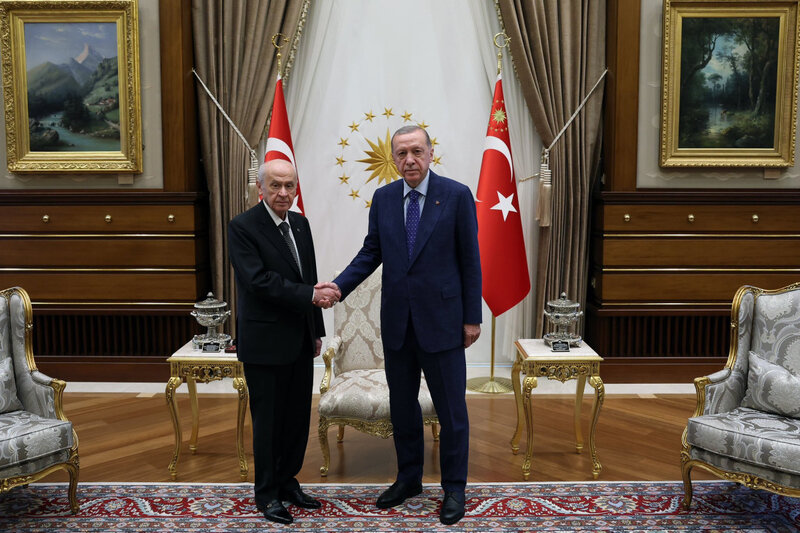 Ərdoğan Baxçalını qəbul etdi