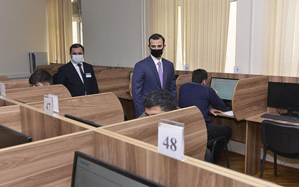 Prokurorluq orqanlarında işə qəbulla bağlı test imtahanı keçirilib – FOTO
