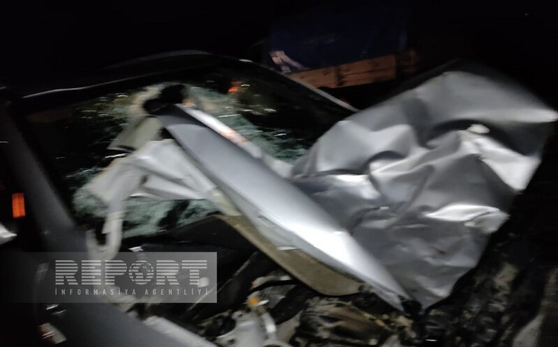 Avtomobilin qarşısına çıxan at qəzaya səbəb olub: Xəsarət alan var - FOTO