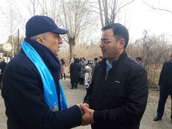 Nizami Səfərov seçiciləri ilə görüşlərini davam etdirir - FOTO