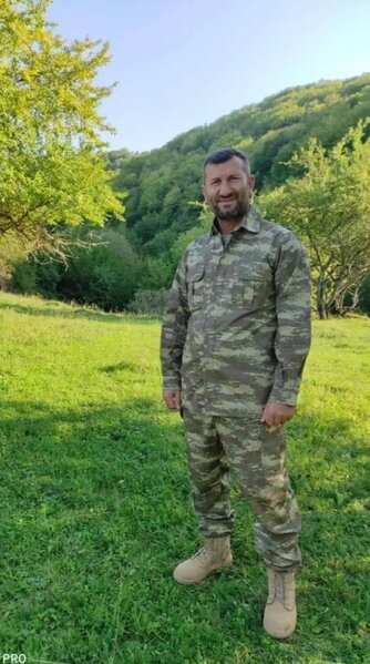 Şəhid Müşfiq Abbasovun məzarı doğulduğu kəndə köçürüldü - Foto