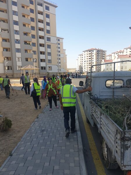Abşeronda şəhid ailələrinin və qazilərin yaşadığı Yaşayış Kompleksində iməclik keçirilib - FOTOLAR