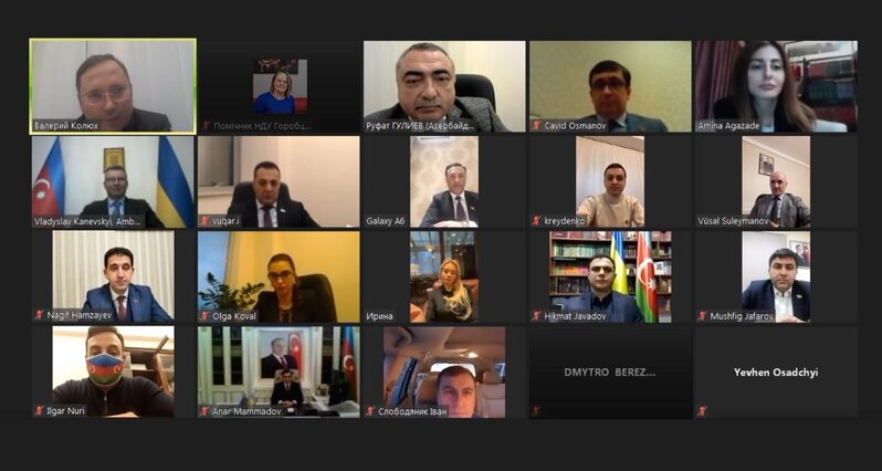 Azərbaycan-Ukrayna parlamentlərarası dostluq qruplarının onlayn görüşü keçirilib - FOTO