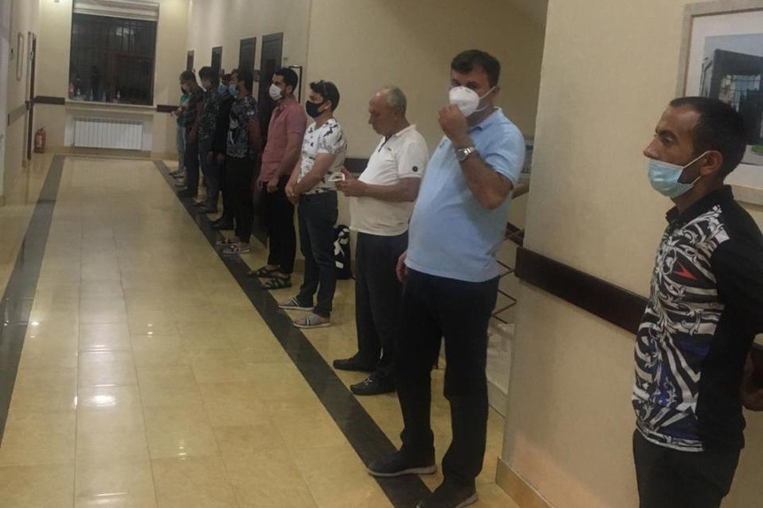 Şıxovda istirahət mərkəzində karantini pozan şəxslər saxlanıldı