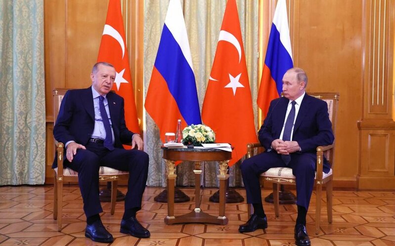 Ərdoğanla Putin arasında görüş başladı