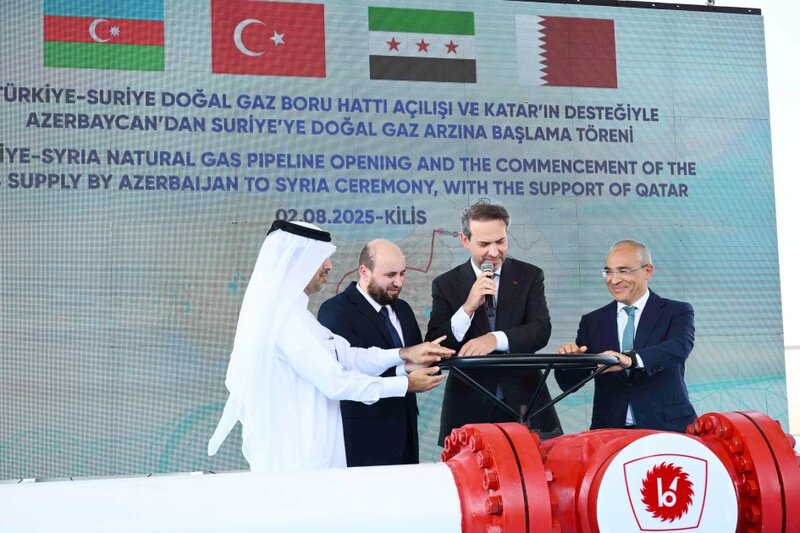 Azərbaycan qazının Suriyaya nəqlinə başlanıldı - FOTOLAR