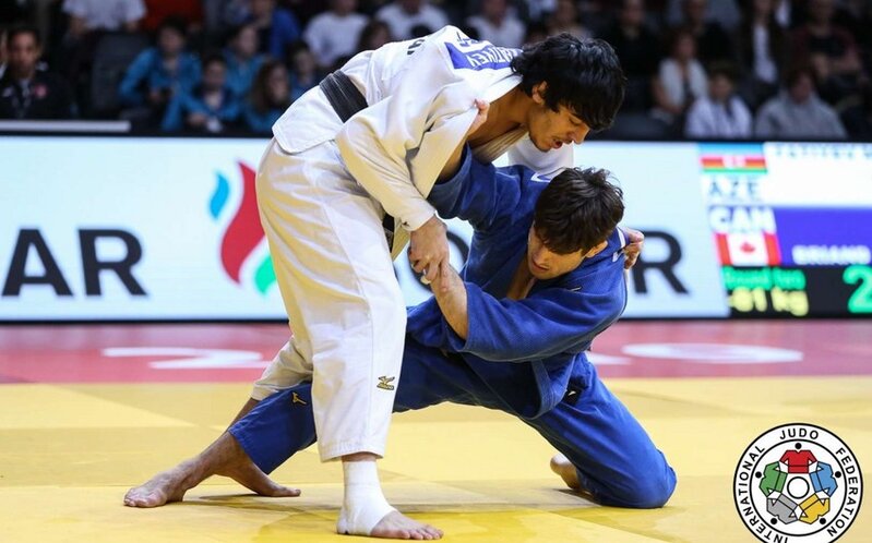 Böyük Dəbilqə: Azərbaycan cüdoçusu gümüş medal qazandı