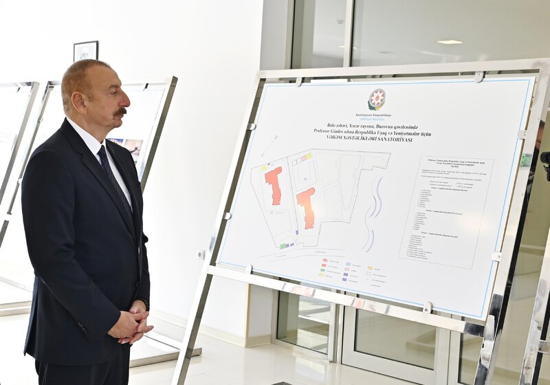 İlham Əliyev Bakıda sanatoriyanın açılışında iştirak etdi - FOTOLAR