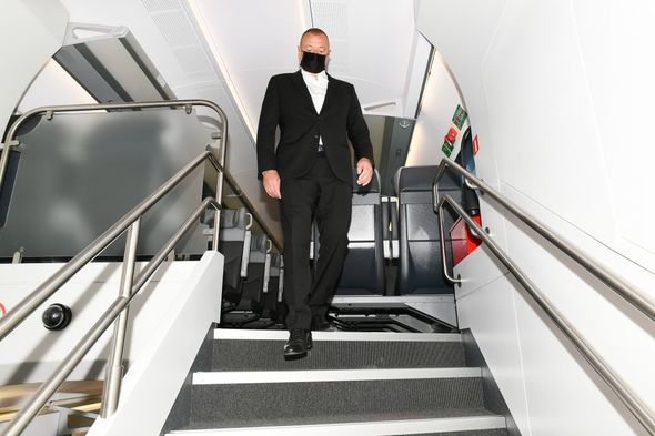 Qəbələ Dəmir yolu Vağzalının və Ləki stansiyası-Qəbələ birxətli dəmir yolunun açılışı olub - FOTO