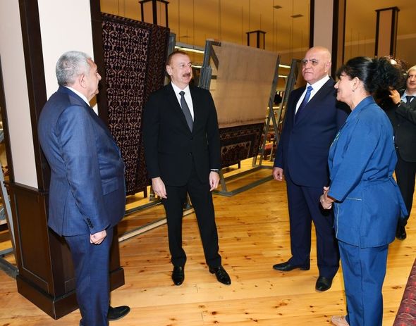 Prezident "Azərxalça" ASC-nin Tovuz filialının fəaliyyəti ilə tanış oldu - YENİLƏNİB+FOTO