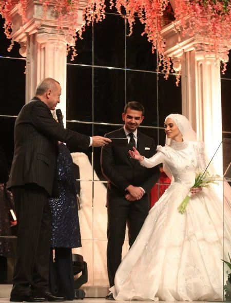 Rəcəb Tayyib Ərdoğan nikah şahidi oldu - FOTO