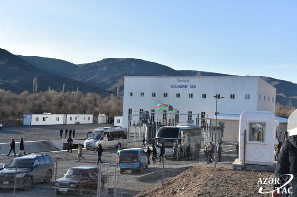 Xarici diplomatlar və hərbi attaşelər Laçında "Güləbird" Su Elektrik Stansiyası ilə tanış olublar - FOTO