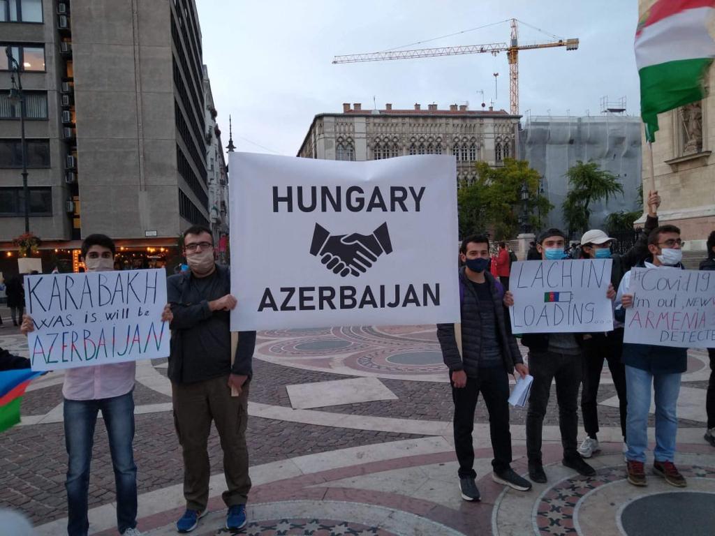 Budapeştdə haqq səsimiz - FOTO/VİDEO