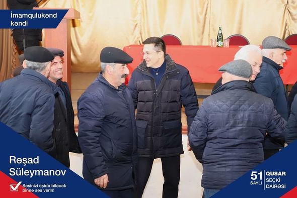 Rəşad Süleymanov daha bir görüş keçirdi - FOTO