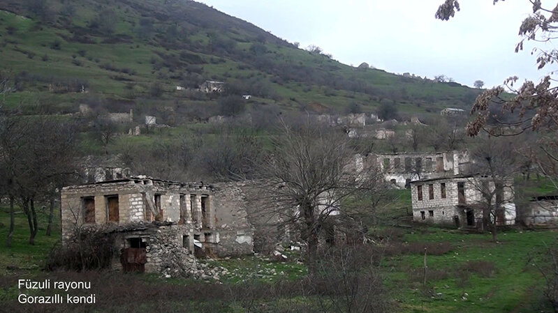 Nazirlik Füzulinin daha bir kəndindən görüntülər yaydı - VİDEO