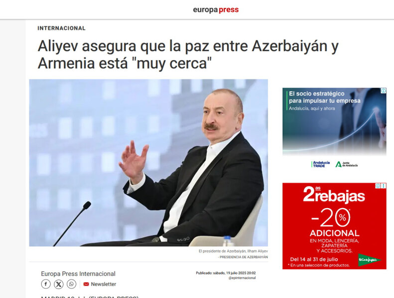 İlham Əliyevin III Qlobal Media Forumunda çıxışı dünya mətbuatının diqqət mərkəzindədir