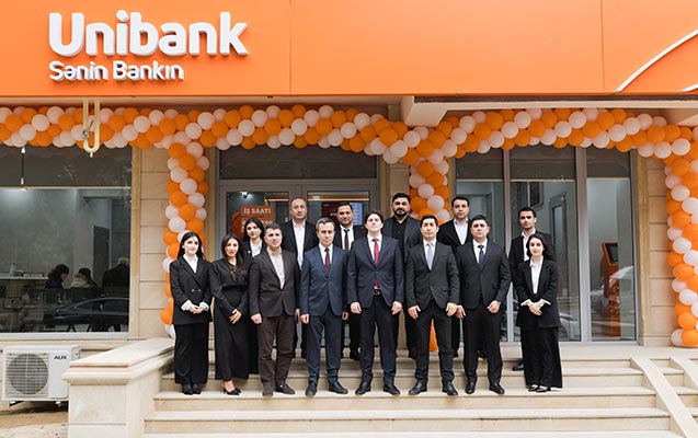 Unibank Şirvanda yeni filialını açıb