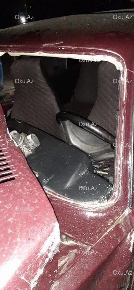 Ağstafada ağır yol qəzası: 5 nəfər yaralanıb - FOTO