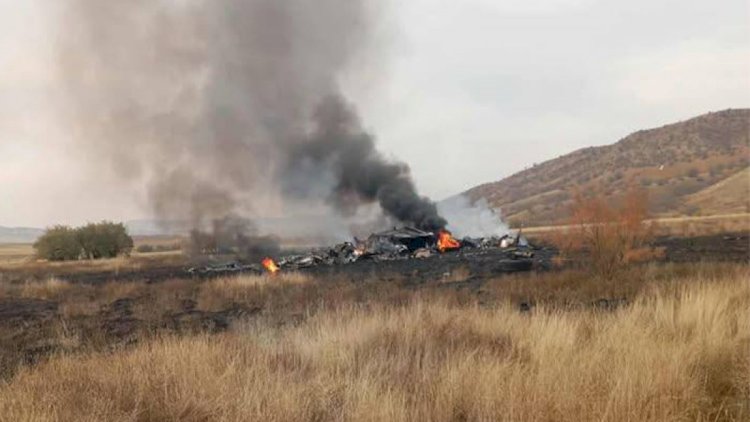 Qəzaya uğrayan təyyarənin daha iki qalığı tapıldı</p> 
 <p>