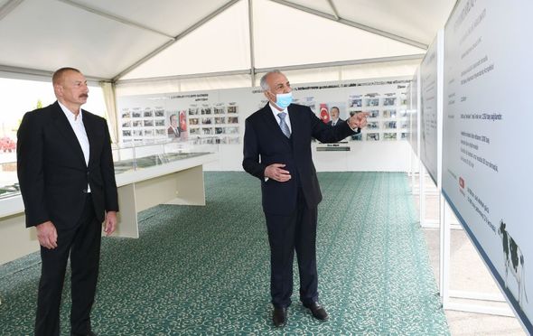 Prezident Hacıqabulda aqroparkın açılışında iştirak etdi - FOTO/VİDEO