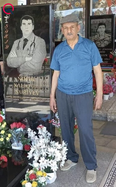 Şəhid atası vəfat etdi - Fotolar