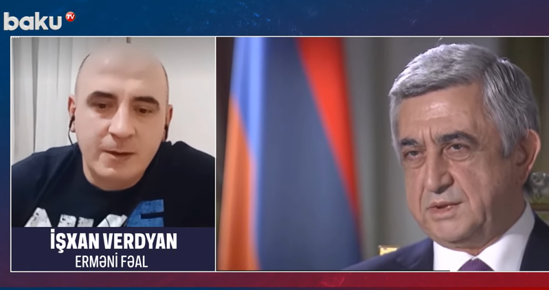 Erməni fəal Sarqsyan və Koçaryanı Xocalı qatilləri adlandırdı - VİDEO