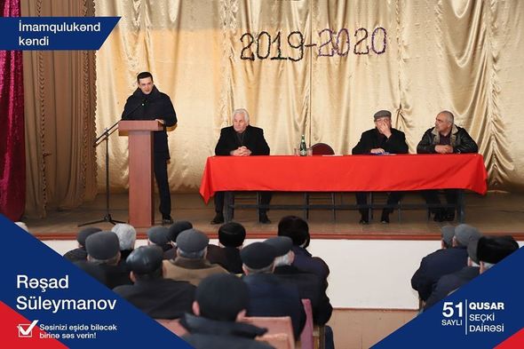 Rəşad Süleymanov daha bir görüş keçirdi - FOTO