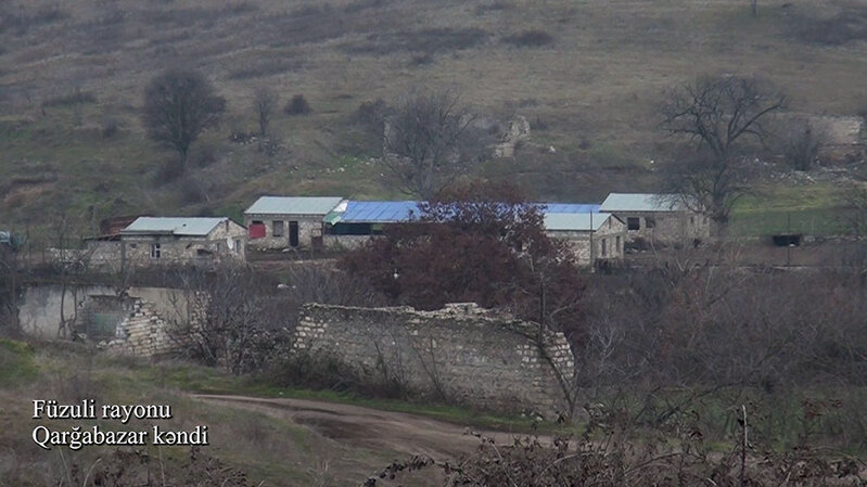 Füzuli rayonunun Qarğabazar kəndindən videogörüntülər – FOTO/VİDEO