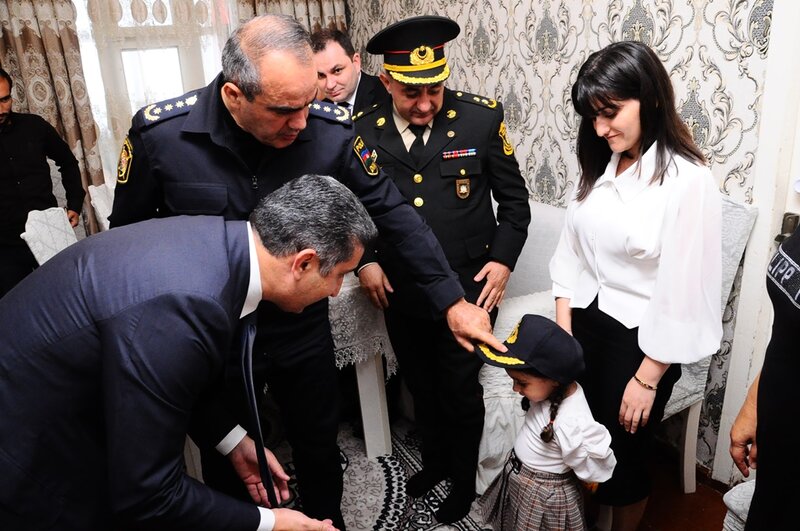 Anım Günü ərəfəsində şəhid ailələri ziyarət edildi - FOTOLAR