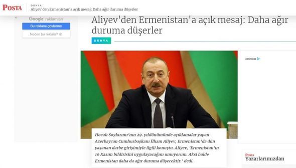 Türkiyə mediası: Prezident İlham Əliyev dörd saatdan artıq zamanda jurnalistlərin suallarını cavablandırıb
