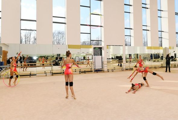Mehriban Əliyeva "Lujniki" Olimpiya Kompleksinin Gimnastika Mərkəzində - FOTO